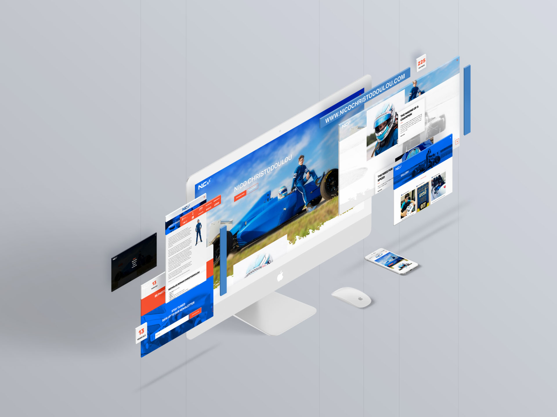 Nico Christodoulou Website design & layout